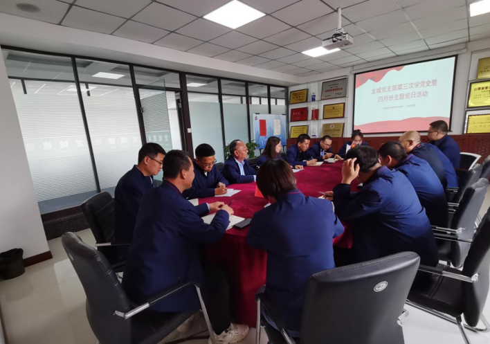 龍城黨支部開展第三次黨史專題學習暨四月主題黨日活動